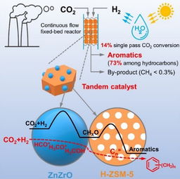 二氧化碳加氢制芳烃研究取得新进展